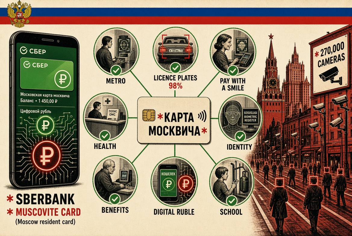 Sber, the Moscow card and the city camera network